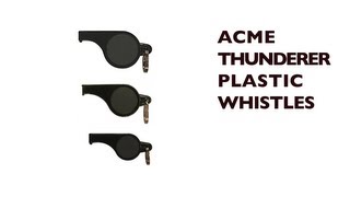 Acme Thunderer Plastic Whistles [upl. by Anoiek]