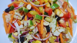 ARABIC SALAD RECIPE HEALTHY AND TASTY SALAD RECIPE [upl. by Nodaj]