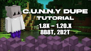 How to dupe on 8b8t or 2b2t CUNNY Dupe  5ka [upl. by Marelda]