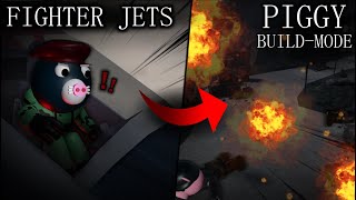 🪖 3 Creative ways to use JETS from the NEW UPDATE  Piggy buildmode [upl. by Norraf]