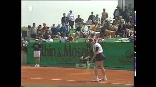 1997 Strasbourg Final Steffi Graf vs Mirjana Lucic Part 1 [upl. by Avrit]