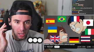 DANDADAN IN DIFFERENT LANGUAGES REACTION [upl. by Alleram701]