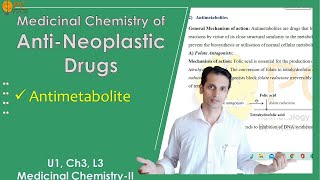 Anticancer Drugs Medicinal Chemistry Part 3 Antimetabolites Medicinal Chemistry [upl. by Borlase]