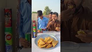 Yammy Samosa Eating Challenge youtubeshorts samosachallenge [upl. by Regnig997]