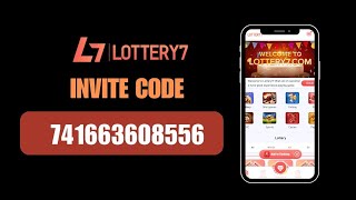 Lottery 7 Invite Code  741663608556 Get Rs200 as Bonus [upl. by Nibbor746]