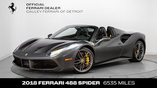 2018 Ferrari 488 Spider [upl. by Lonyer319]