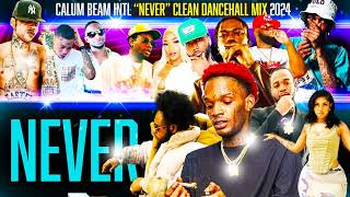 Dancehall Mix 2024 Clean  New Dancehall Songs 2024  NEVER  TeejaySkillibengValiantJahshii [upl. by Nellad]