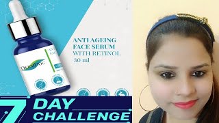 DermDoc Anti Ageing Face Serum With Retinol l My Honest Detailed Review After Using 7 Days [upl. by Nosredna]