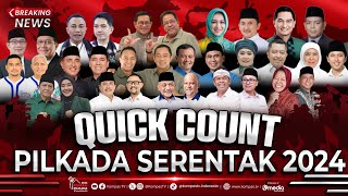 🔴 LIVE Pengumuman Hasil Quick Count Pilkada Serentak 2024 Suara Siapa Unggul [upl. by Sibelle]