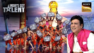 इस Mindblowing Hanuman Act ने किया Govinda को Overwhelm  India’s Got Talent 9  Talent NonStop [upl. by Brunn865]