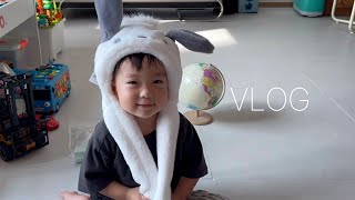 VLOG 돌아온 아빠랑 태하랑 브이로그 🪽 엄마랑 예린이는 조리원행〰️ ENJP [upl. by Rakia]