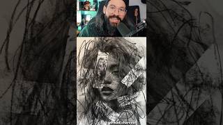 ✏️Technique de Dessin Incroyable😲Portrait visage femme fusain [upl. by Brost]