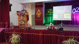 CONGRATULATORY SPEECH BY CHIEF GUEST Dr UPUL JAYASINGHA [upl. by Vergos]