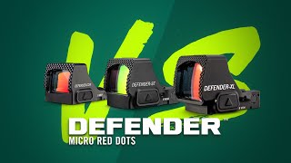 DefenderCCW™ Micro Red Dot vs DefenderST™ Micro Red Dot vs DefenderXL™ Micro Red Dot [upl. by Niatsirhc]