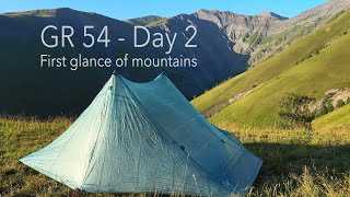 Day 2 Hiking 220km through the French Alps  Ultralight on the GR54 [upl. by Pleione]