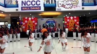 DMMACSP Marching Band  NCCC Mall Davao [upl. by Ayikaz477]