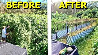 AMAZING Overgrown Garden Bed RESCUE [upl. by Adnuhsal]