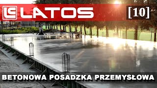 Zacierana betonowa posadzka przemysłowa Jak wykonać szlifowany beton na płycie fundamentowej [upl. by Aranat]