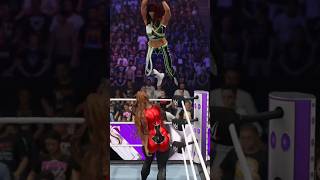 Bayley jump on top raw 😱 wwe2k24 wwesmackdown wwe game niajax bayley [upl. by Siuluj390]