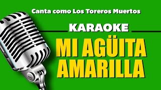 Mi Agüita Amarilla con letra  Los Toreros Muertos karaoke [upl. by Eittod]