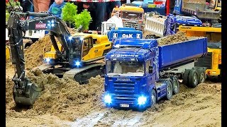 STUNNING RC MODELS AND CONSTRUCTION MACHINES IN ACTION TRUCK EXCAVATOR TRACTOR TIPPER AND MORE [upl. by Rhyne]