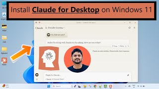 How to install Claude for Desktop on Windows 11  Amit Thinks [upl. by Corabel]