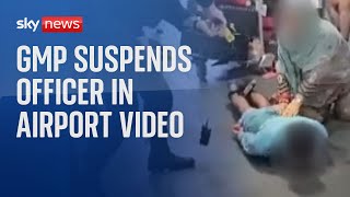 Police officer suspended after footage shows suspect being stamped on head [upl. by Aurlie630]