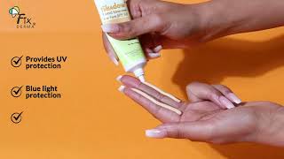 Tinted Sunscreen for Indian Skin  Shadow SPF 50  Fixderma [upl. by Cathee723]