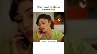 When you call her after an argument 😂 handeerçel kerembürsin shorts sencalkapimi viralshorts [upl. by Lehet]