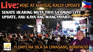 LIVE KOJC RALLY NANUOD MUNA SILA NG UPDATE SA SENATE HEARING SA DAVAO CITY 09062024 [upl. by Tnaryb]