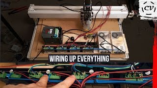 CBeam DIY CNC Wiring Motors amp Drivers Spindle amp VFD Arduino amp GRBL [upl. by Burn658]