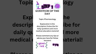 USMLE STEP 1 Question of the Day 74 [upl. by Fortunna300]