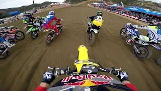 GoPro Ken Roczen Moto 2  Glen Helen MX Lucas Oil Pro Motocross Championship 2015 [upl. by Sirkin]