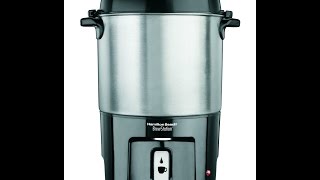 Review Hamilton Beach 40540 Brew Station 40Cup Coffee Urn Silver [upl. by Biamonte]