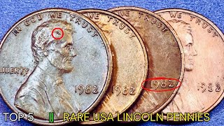 Ultra Rare USA Pennies Top 5 Coins That Could Make You Rich Please Sell Now [upl. by Anicnarf95]