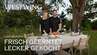 Nachhaltig kochen mit Gemüse aus dem Garten  Abendessen Ideen amp Rezept Ideen  Kochen mit Kindern [upl. by Romine]