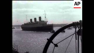 Queen Mary Back From Record Breaking Voyage Brings Back Blue Riband [upl. by Nosnhoj]