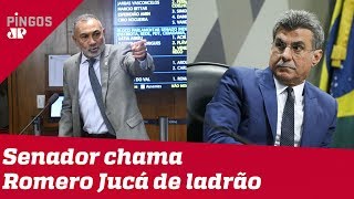 Senador chama Romero Jucá de ladrão [upl. by Irej]