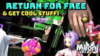 FFXIV Return To FF14 amp Get Some Cool Free Stuff  Free Login Campaign [upl. by Jeff]