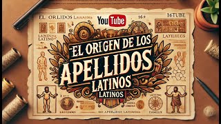 EL ORIGEN DE LOS APELLIDOS LATINOS [upl. by Aelat]