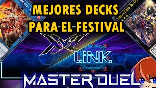 Master Duel Mejores Top Decks Para el Evento Xyz x Link Festival YuGiOh TeamSetoX [upl. by Anicnarf]