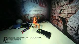 Affondi frontali sullo step  Terry Fitness [upl. by Aniretac]