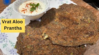 vrat aloo parantha  vrat ka khana  vrat recipe for navratri  vrat recipe with aloo  breakfast [upl. by Fletch]