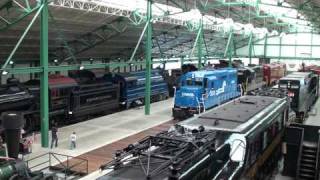 Pennsylvania Railroad Museum  Inside  GG1 and other cars and locomotives  HD [upl. by Dew]