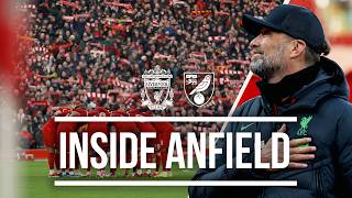 Emotional Anfield Scenes in FA Cup GoalFest  Liverpool 52 Norwich  Inside Anfield [upl. by Salina]