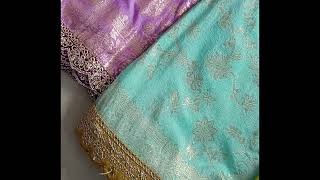 software Banaras and Kora kaddi border saree collection [upl. by Gladdy]