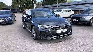 Brand New  Audi A3 15 TFSI 35 Black Edition Euro 6 ss 4dr  Crewe Audi [upl. by Lerej85]