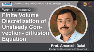 Lec 33 Finite volume discretization of unsteady convection diffusion equation [upl. by Lemcke523]