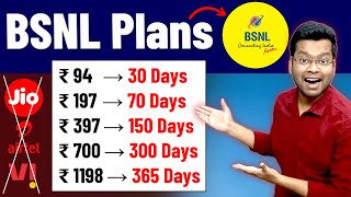 BSNL New Plan 2024  BSNL 1 Year Plan  BSNL Validity Recharge  BSNL Recharge Plan  BSNL vs Jio [upl. by Audi]