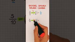 7SINIF🔴Rasyonel Sayılarla Toplama Çıkarma ➡️ rasyonelsayılar ✅️✅️ [upl. by Moya]